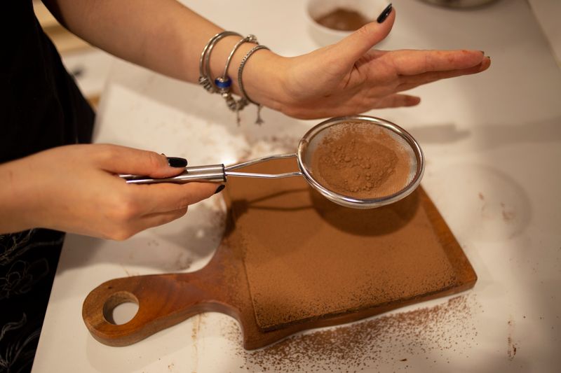 Classic Tiramisu with mascarpone and espresso
