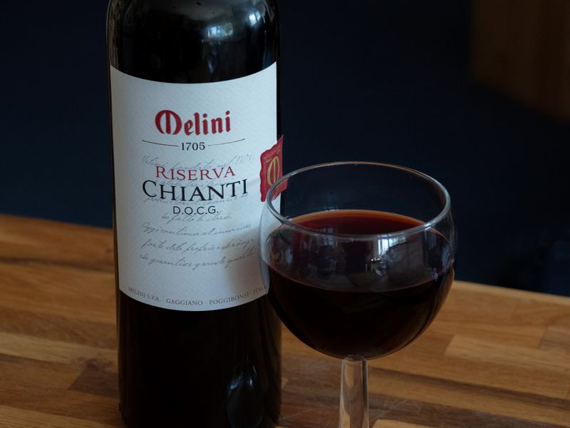 Chianti Classico Italian red wine glass
